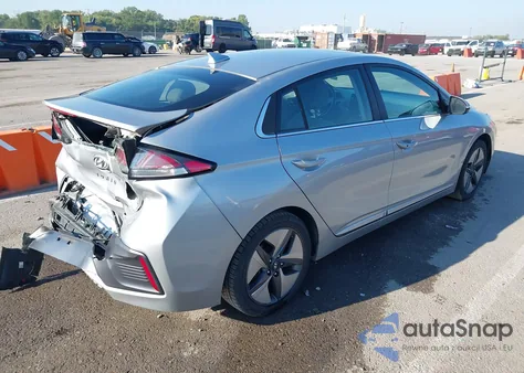 2020 Hyundai Ioniq Hybrid Sel from USA, damaged, VIN KMHC85LC5LU214208